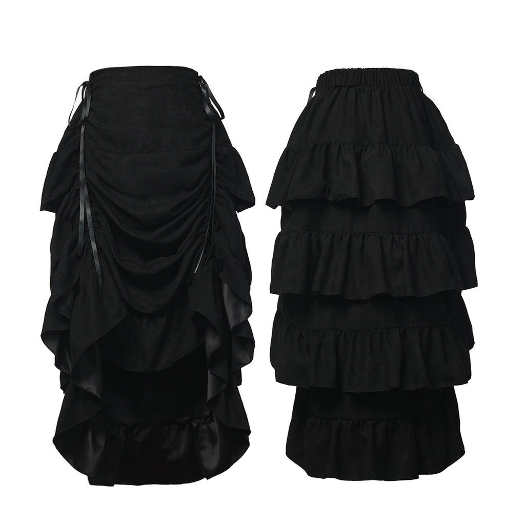 BPURB Pirate & Gothic Style Women'S Vintage Skirt
