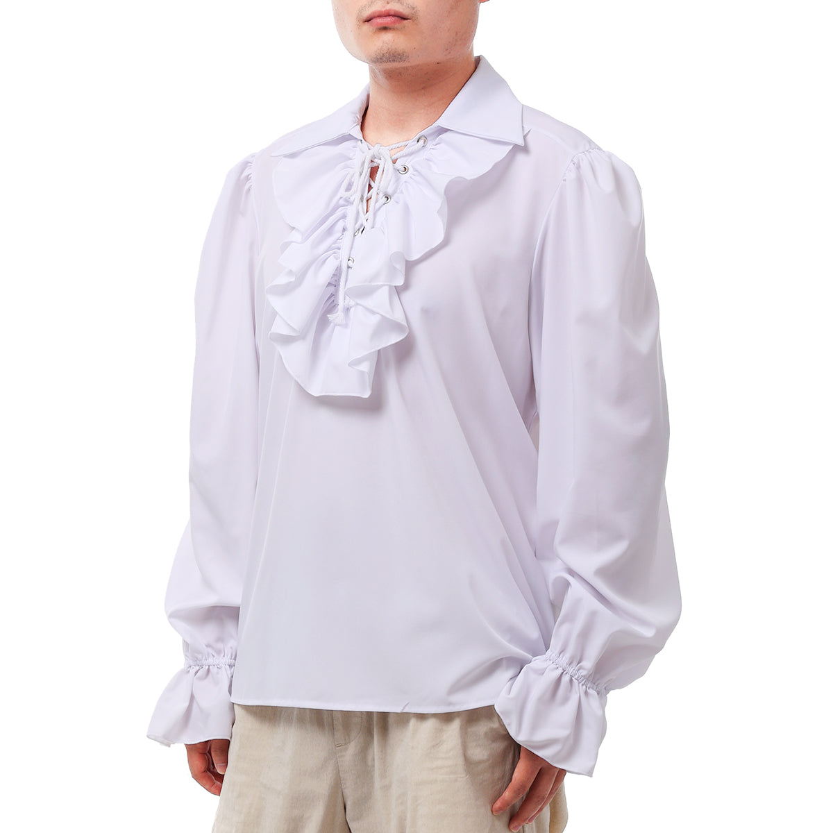 BPURB Pirate & Gothic  Costume Men'S Vintage Shirt