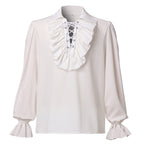 BPURB Pirate & Gothic  Costume Men'S Vintage Shirt