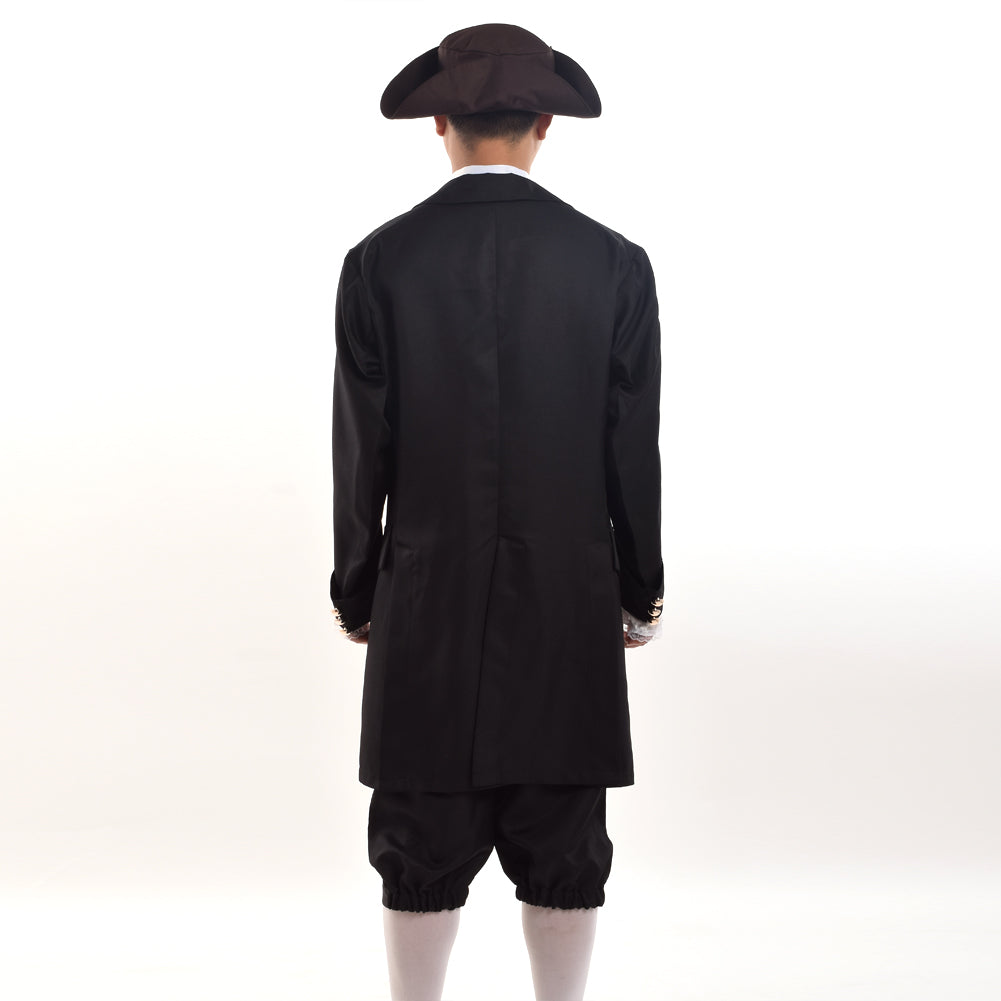 BPURB Cosplay & Themed Party Men Colonial Costume