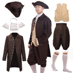 BPURB Cosplay & Themed Party Men Colonial Costume