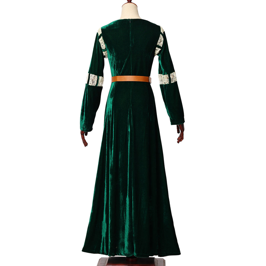 BPURB Medieval Princess Gown Merida Cosplay Dress