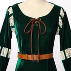 BPURB Medieval Princess Gown Merida Cosplay Dress