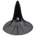 BPURB Women's Bridal & Hooded Cloak Tulle Cape
