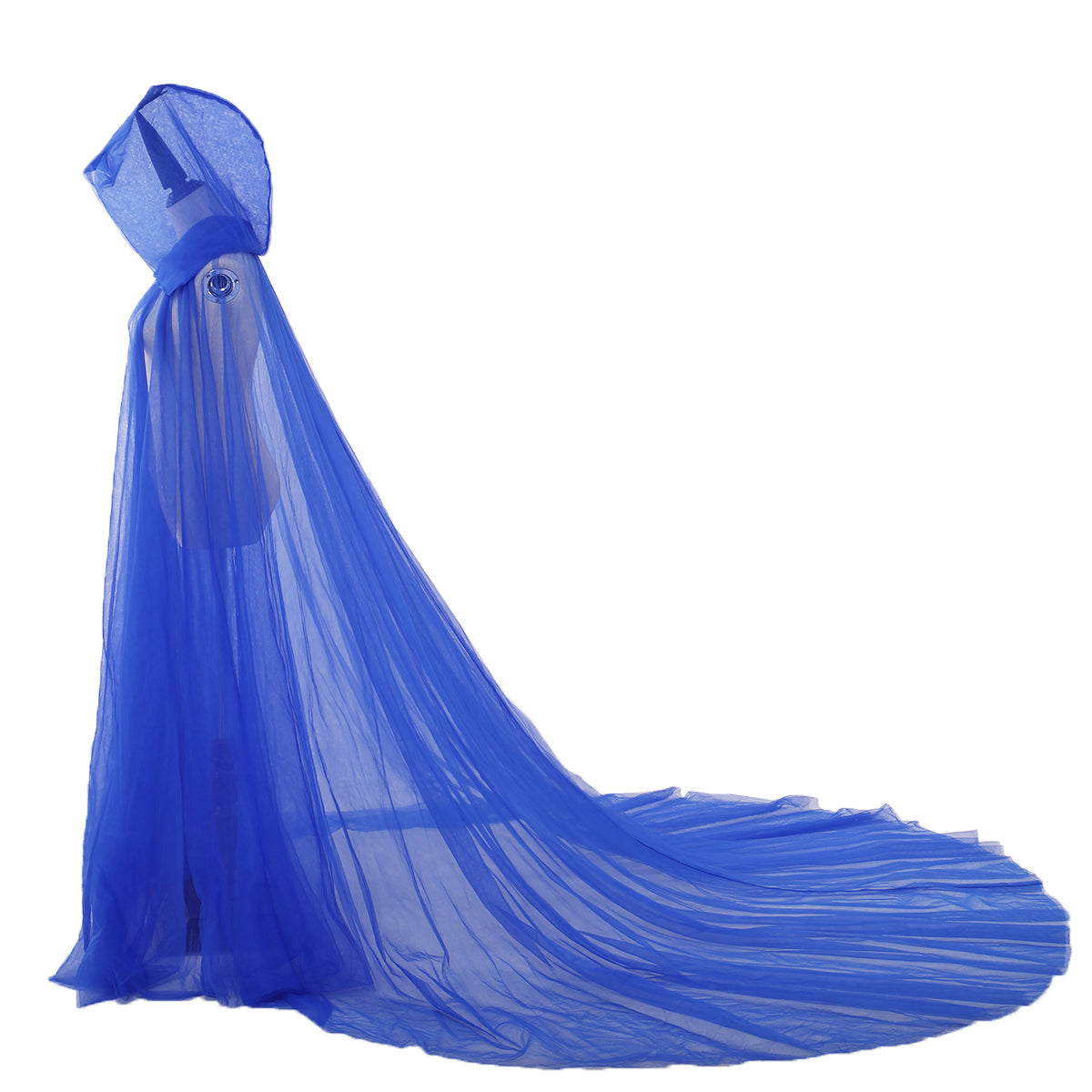 BPURB Women's Bridal & Hooded Cloak Tulle Cape