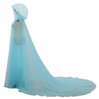 BPURB Women's Bridal & Hooded Cloak Tulle Cape